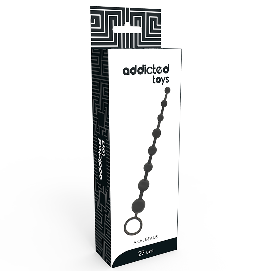 Addicted Toys — Contas Anais de 29 cm, Pretas — imagem 5