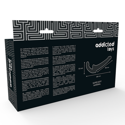 ADDICTED TOYS – Dildo Sem Arnês com Dupla Penetração & Estimulação G