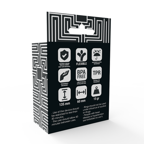 Addicted Toys — Conjunto de 3 Anéis Penianos em Silicone (Fumado)