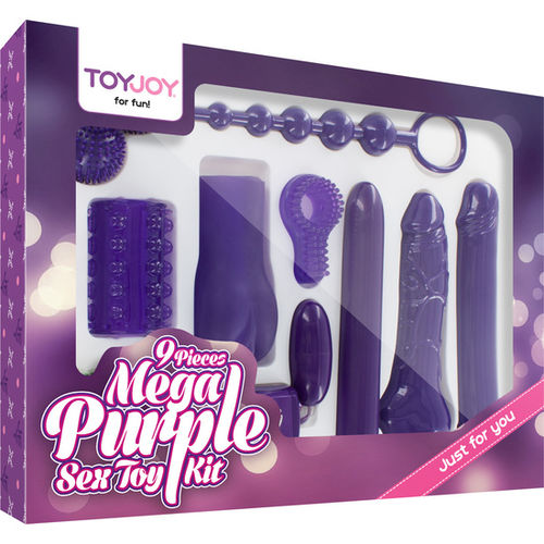 TOYJOY – Kit Mega Purple 9 Peças para Estimulação Total