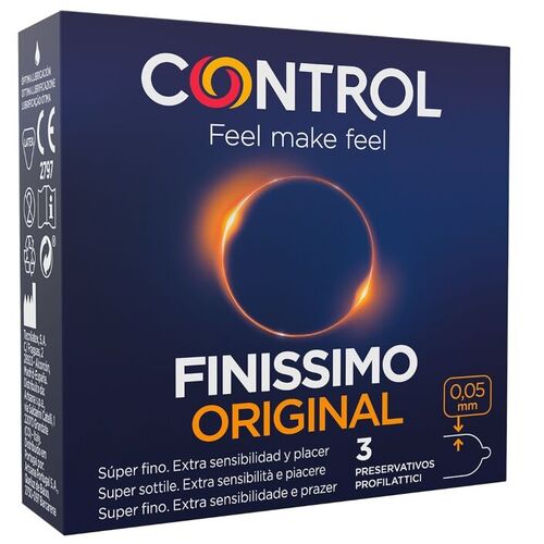 Control — Preservativos Finíssimo 3 Unidades