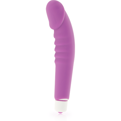 DOLCE VITA – Vibrador Realistic Pleasure Silicone Roxo