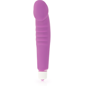Vibrador Realistic Pleasure Silicone Roxo — vista adicional 2