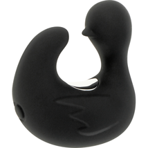 Black & Silver Duckymania — Vibrador de Dedo Recarregável — imagem principal