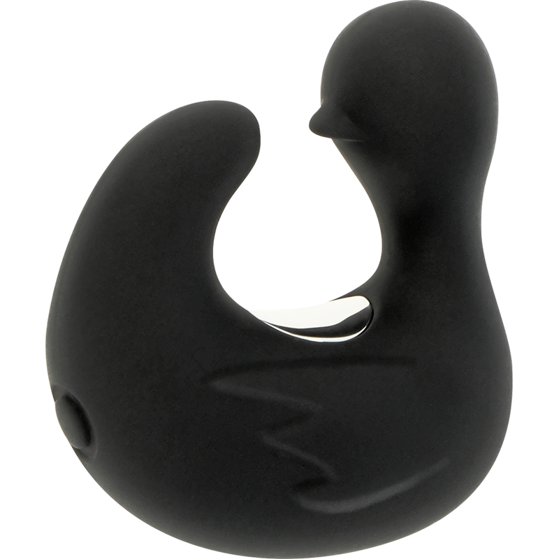 Black & Silver Duckymania — Vibrador de Dedo Recarregável — imagem principal