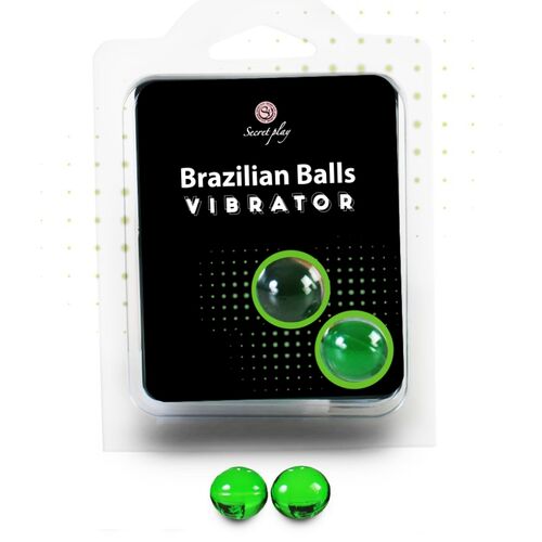 Secretplay Conjunto de 2 Bolas Brasileiras com Efeito Vibração