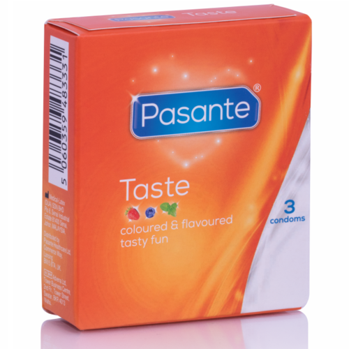 Pasante — Flavored Condoms 3 Units