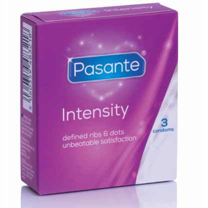 Pasante — Preservativos Ribs & Dots Intensity 3 Unidades