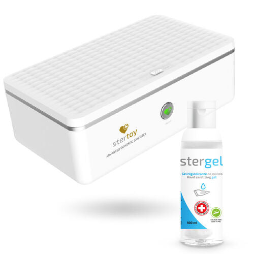 Sterstoy — Pack Esterilizador UV + Gel Higienizante Stergel 150 ml