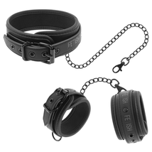 Fetish Submissive — Conjunto de Colar e Algemas