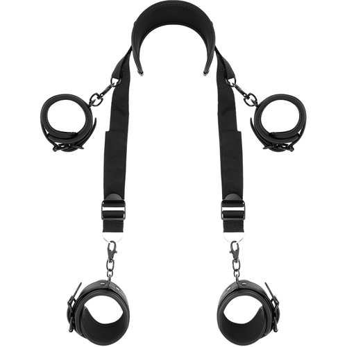 FETISH SUBMISSIVE — Conjunto Mestre com 4 Algemas Revestidas com Neoprene