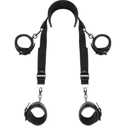 FETISH SUBMISSIVE — Conjunto Mestre com 4 Algemas Revestidas com Neoprene