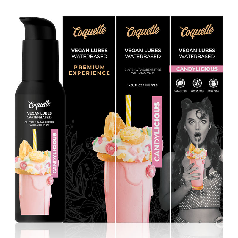 Coquette Chic Desire Candylicious — Lubrificante Vegano, 100 ml — imagem 3