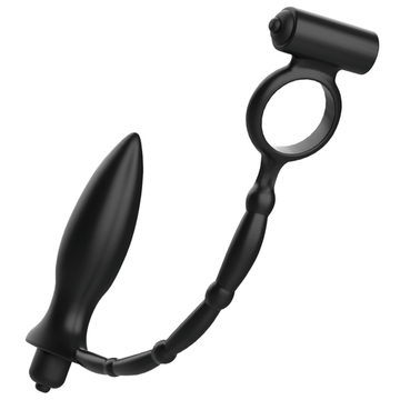 Addicted Toys — Plug Anal com Anel Peniano Vibratório — vista adicional 2