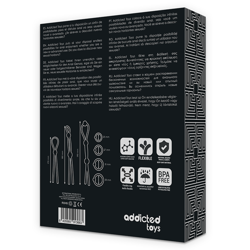 Addicted Toys — Conjunto de 7 Anéis Penianos em Silicone Flexível