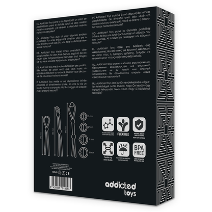 Addicted Toys — Conjunto de 7 Anéis Penianos em Silicone Flexível