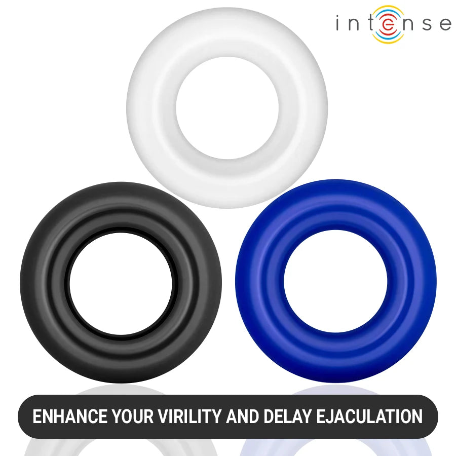 Anneaux Péniens Intense Wick — lot de 3 anneaux