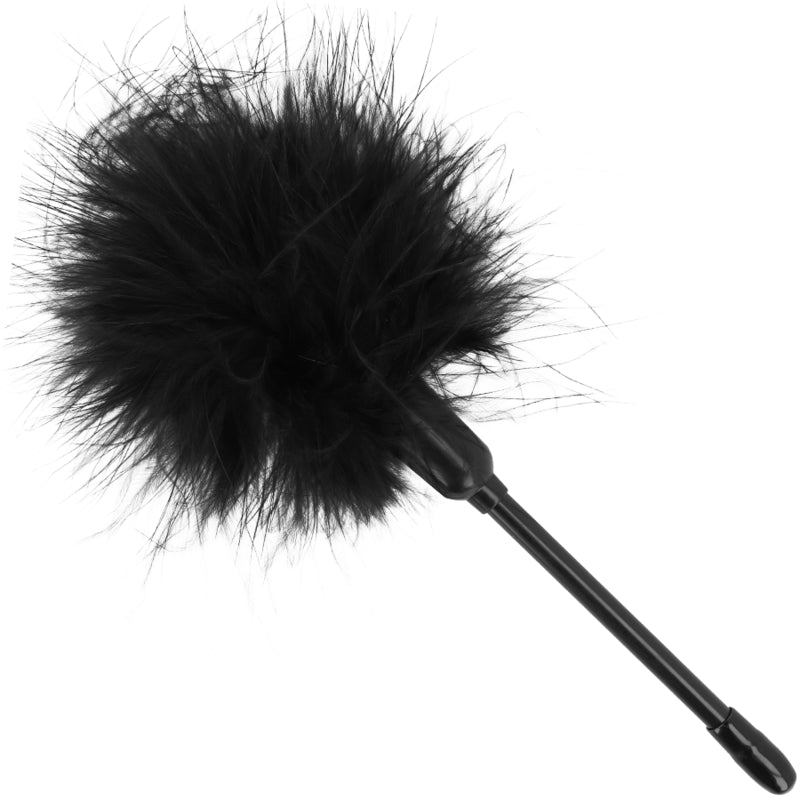 Kit con manette, maschera e piumino per solletico