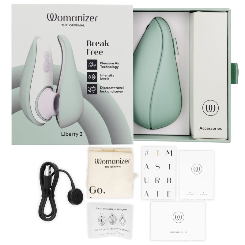 Liberty 2 — Estimulador Clitoriano — Womanizer — Verde-Claro — vista 6