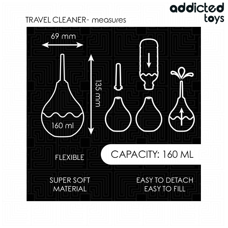 Limpador Anal de Viagem M 160 ml — Addicted Toys