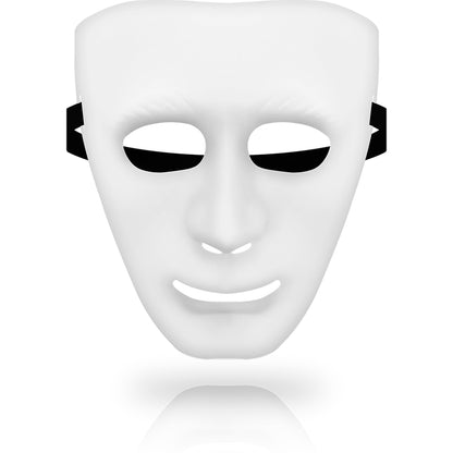 Geheimnisvolle weiße Unisex-Maske