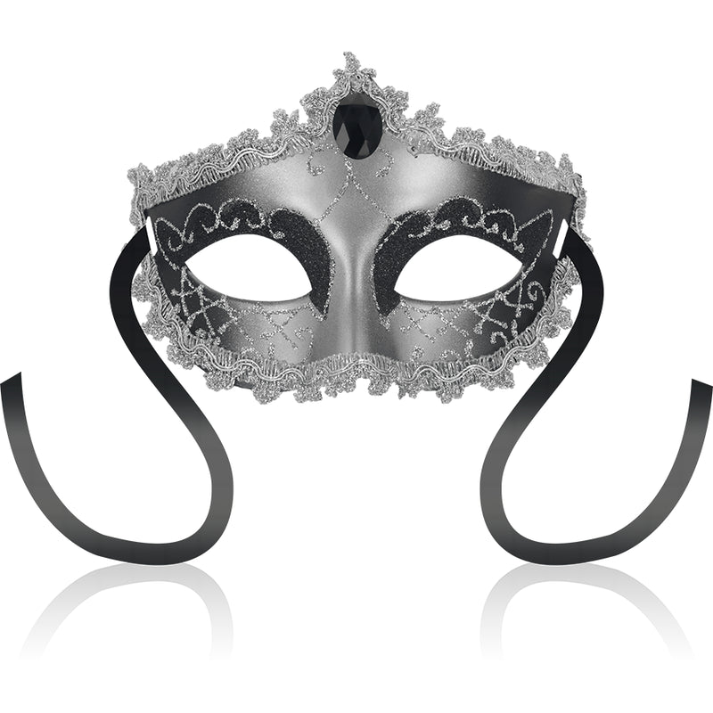 Máscara Mistério em Diamante Negro