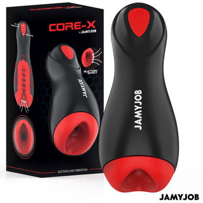 Core-X — Automatische masturbator met 5 zuig- en vibratiestanden