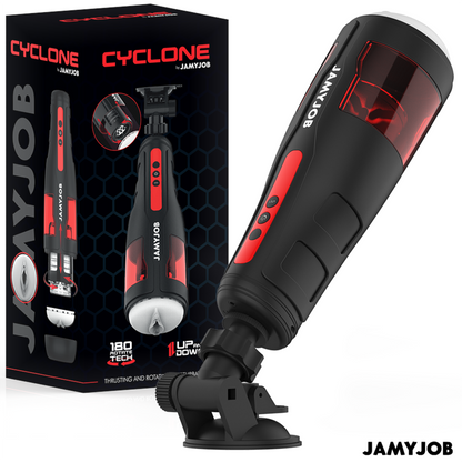 MASTURBADOR AUTOMÁTICO DE VAGINA CYCLONE 10 MODOS DE ROTACIÓN E IMPULSO