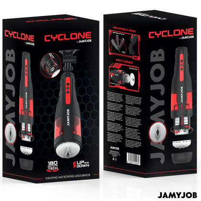 MASTURBADOR AUTOMÁTICO DE VAGINA CYCLONE 10 MODOS DE ROTACIÓN E IMPULSO