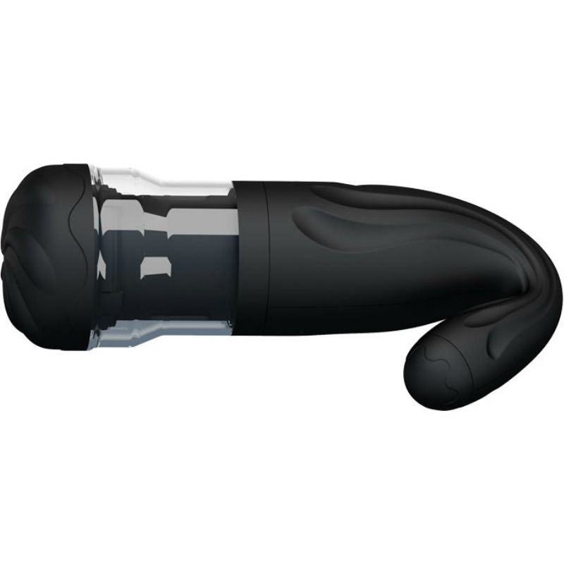 Automatische masturbator met rotatie en verschillende vibratiestanden