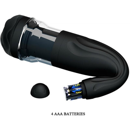 Automatische masturbator met rotatie en verschillende vibratiestanden