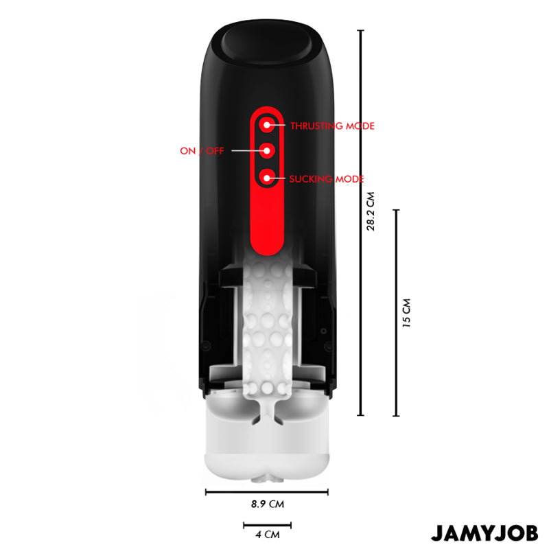 Masturbateur masculin automatique 5 modes d'aspiration et de poussée