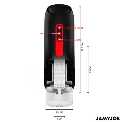 Masturbateur masculin automatique 5 modes d'aspiration et de poussée
