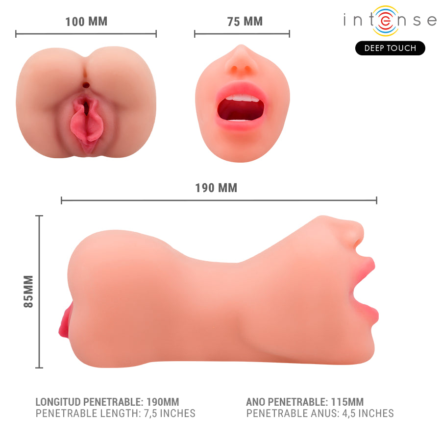Masturbador Riley Double Mouth & Vagina — vista adicional 5