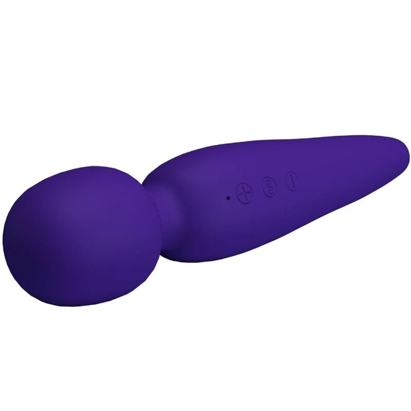 Meredith — Massajador de Silicone à Prova de Água com 12 Modos — Roxo — vista adicional 5