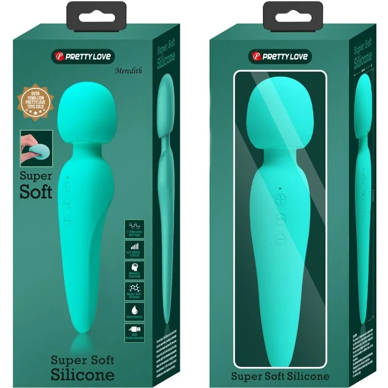 Meredith — Massajador de Silicone à Prova de Água com 12 Modos