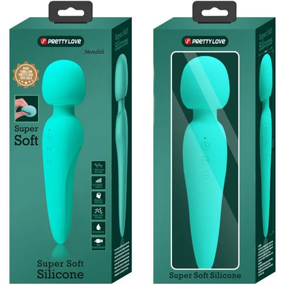 Meredith — Massajador de Silicone à Prova de Água com 12 Modos