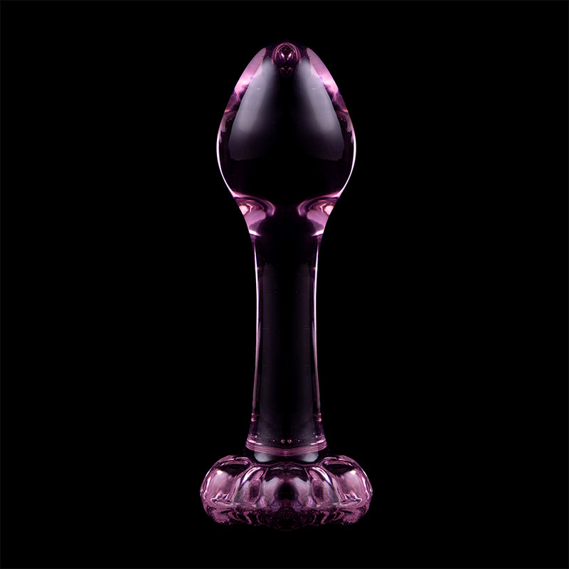 Modelo 2 — Plug Anal em Vidro Rosa, 11 cm — Nebula Series by Ibiza — imagem 7