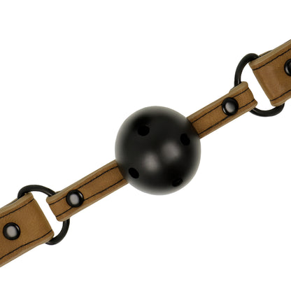 Breathable Vegan Leather Gag