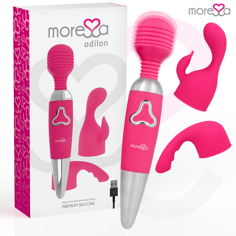 MORESSA — Massajador Recarregável em Silicone Premium com 7 Vibrações