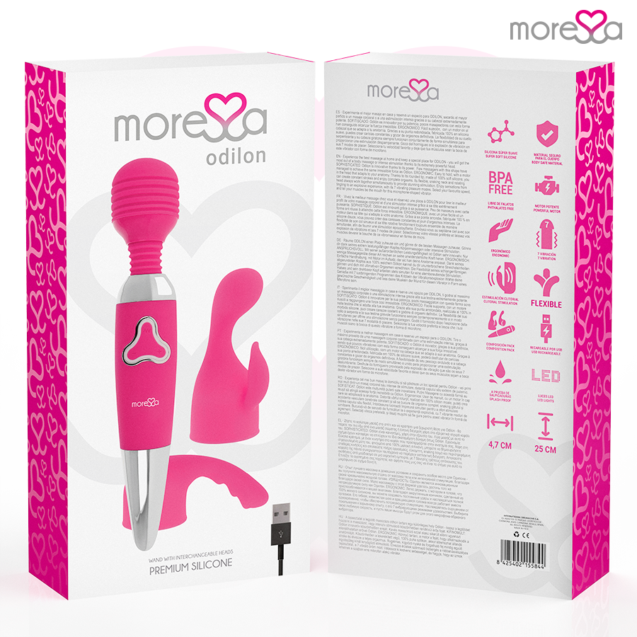 MORESSA – Premium Silicone Rechargeable Massager with 7 Vibrations