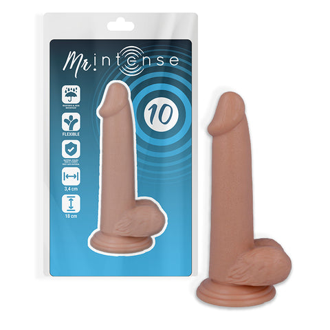 Mr. — Modelo 10 Dildo Realista 18 cm com Ventosa