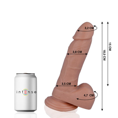 Herr — Realistischer Dildo Modell 14, 18,5 cm mit Saugnapf
