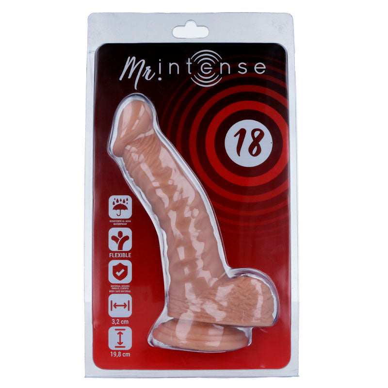 Mr. — Modelo 18 Dildo Realista 19,8 cm con ventosa