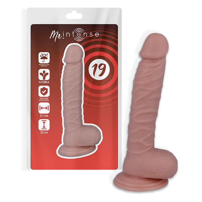 Mr. — Modello 19 dildo realistico 20 cm con ventosa