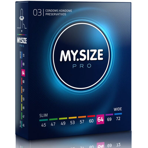 My Size — Pro Preservativos 64 mm 3 Unidades