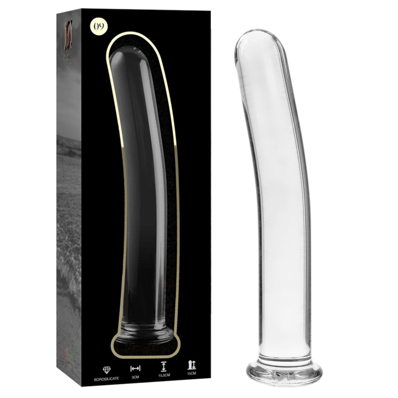 Nebula Series by Ibiza — Dildo de Vidro Transparente 15,5 cm — vista adicional 2