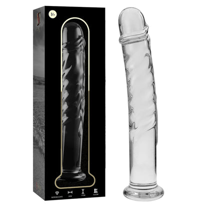 Nebula Series by Ibiza — Transparent Glass Dildo 18.5 cm
