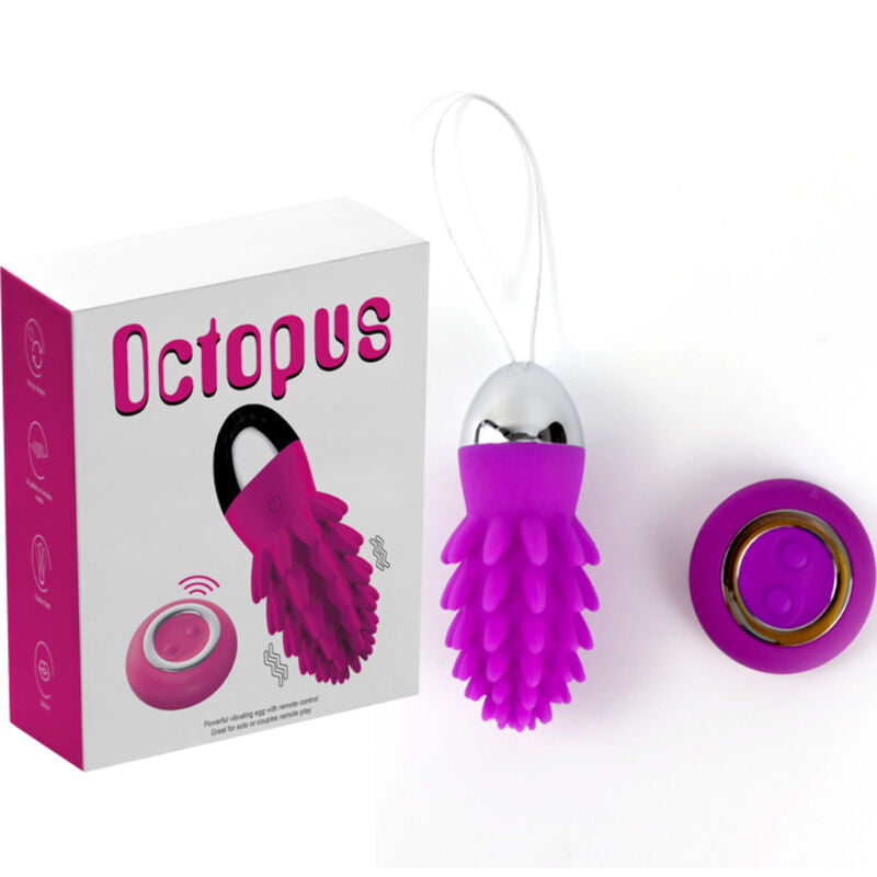 OCTOPUS CACTUS • Ovo Vibratório Recarregável com Controlo Remoto — vista adicional 3