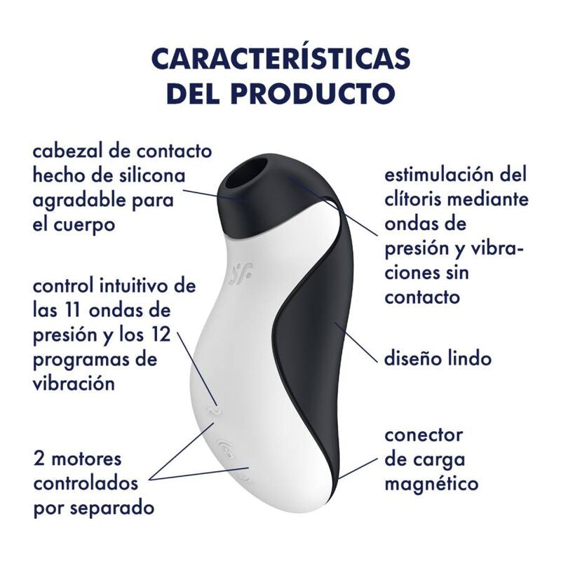 Orca – Rechargeable Vibrator and Clitoral Suction Stimulator